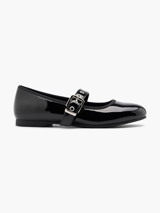 graceland mary jane ballet flat preto deichmann