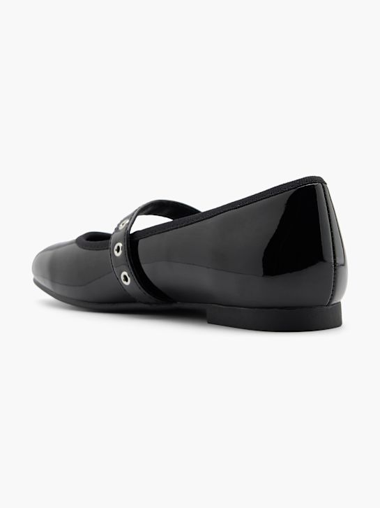 graceland mary jane ballet flat preto deichmann