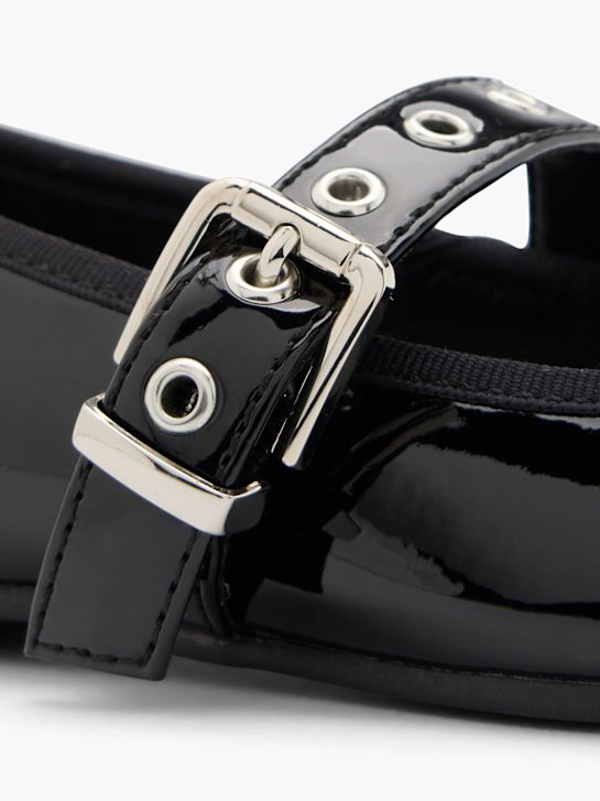 graceland mary jane ballet flat preto deichmann