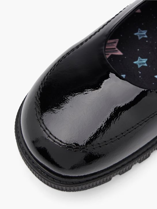 hush puppies escola de sapatos de ballet flat preto deichmann