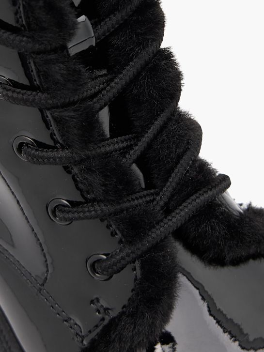 graceland lace-up bota preta deichmann