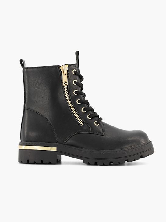 graceland lace-up bota preta deichmann