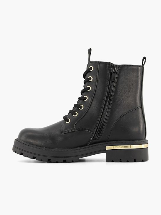 graceland lace-up bota preta deichmann