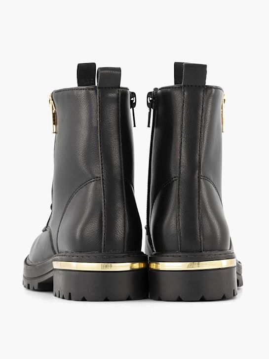 graceland lace-up bota preta deichmann