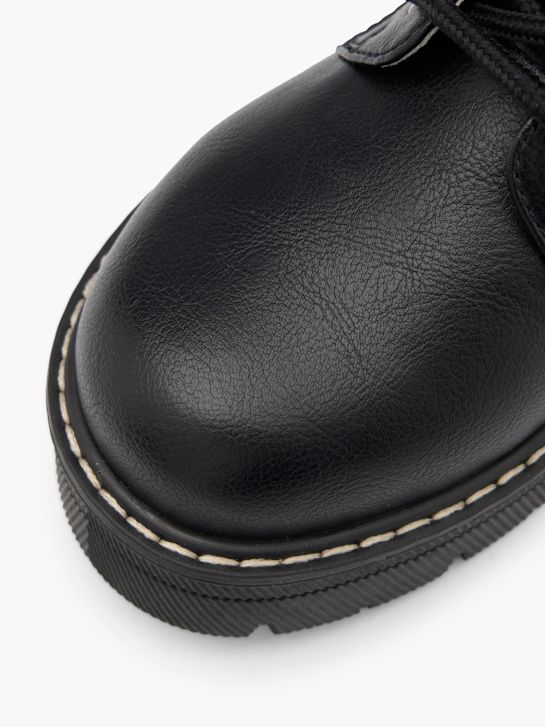 graceland lace-up bota preta deichmann