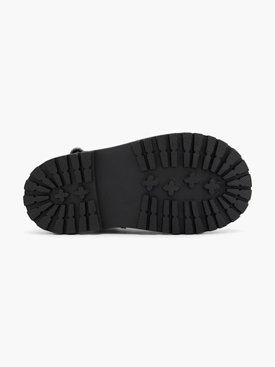 graceland lace-up bota preta deichmann