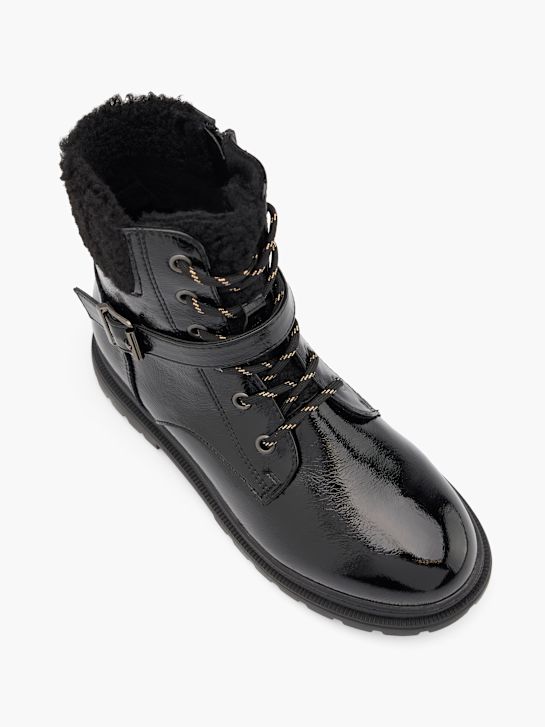 graceland lace-up bota preta deichmann