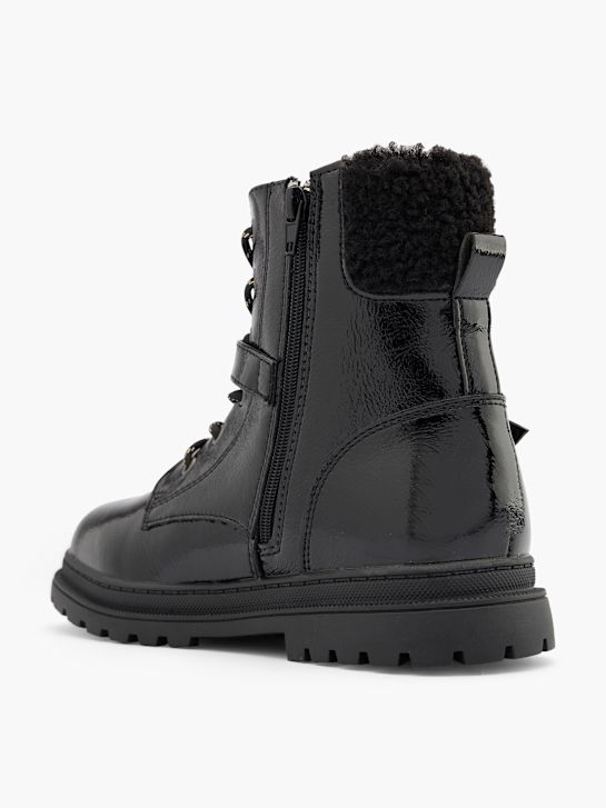 graceland lace-up bota preta deichmann