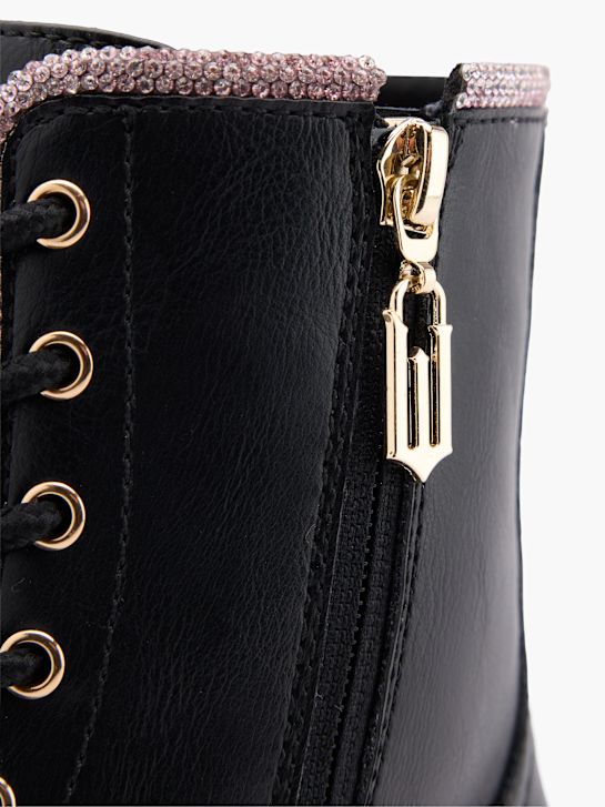 Ímpios lace-up bota preta deichmann