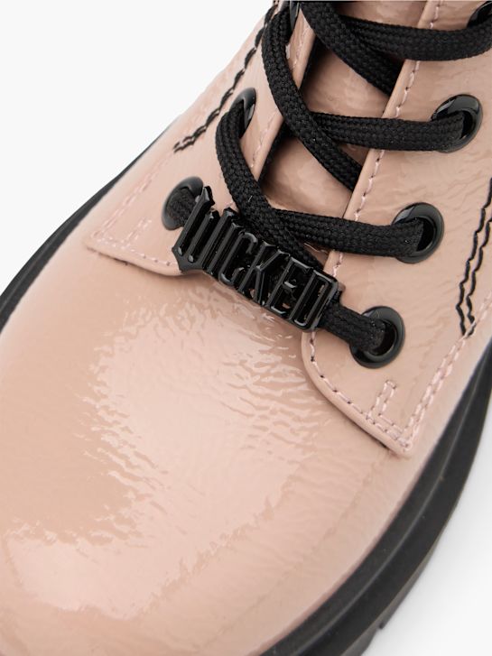 Ímpios lace-up bota-de-rosa deichmann