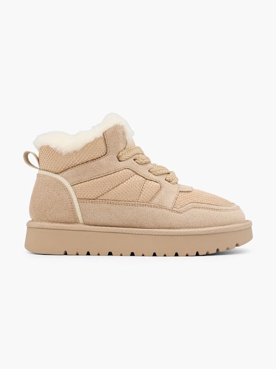graceland lace-up bota bege deichmann
