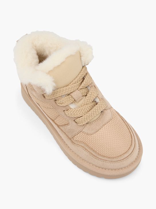 graceland lace-up bota bege deichmann