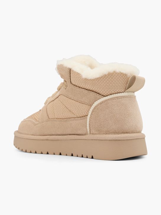 graceland lace-up bota bege deichmann