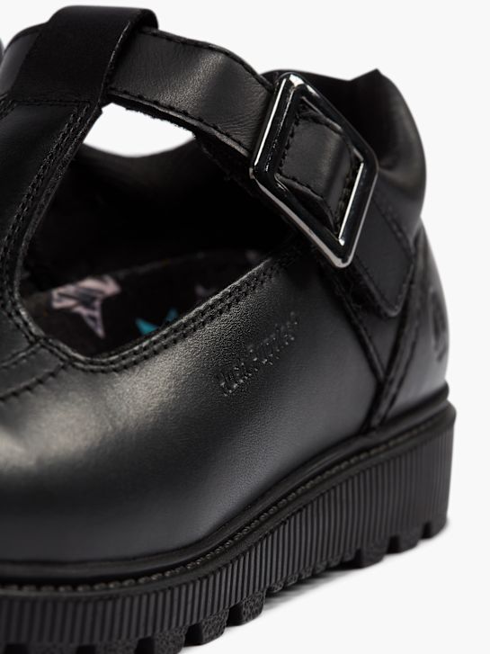 hush puppies escola sapato baixo sapato preto deichmann
