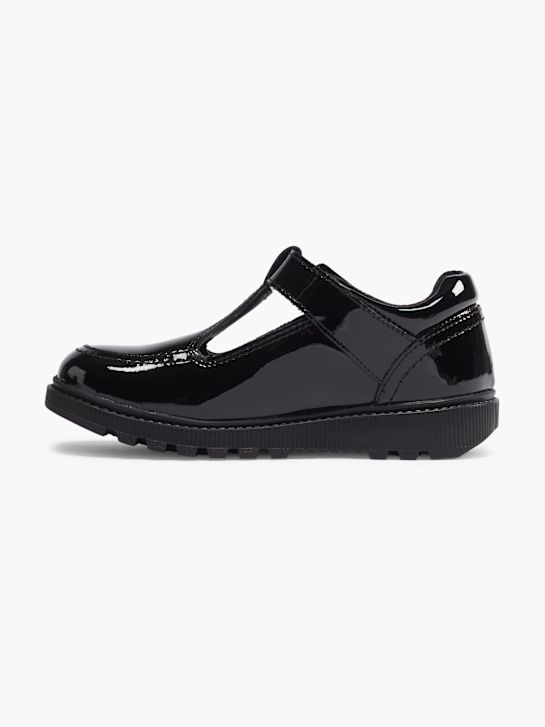 hush puppies escola sapato baixo sapato preto deichmann