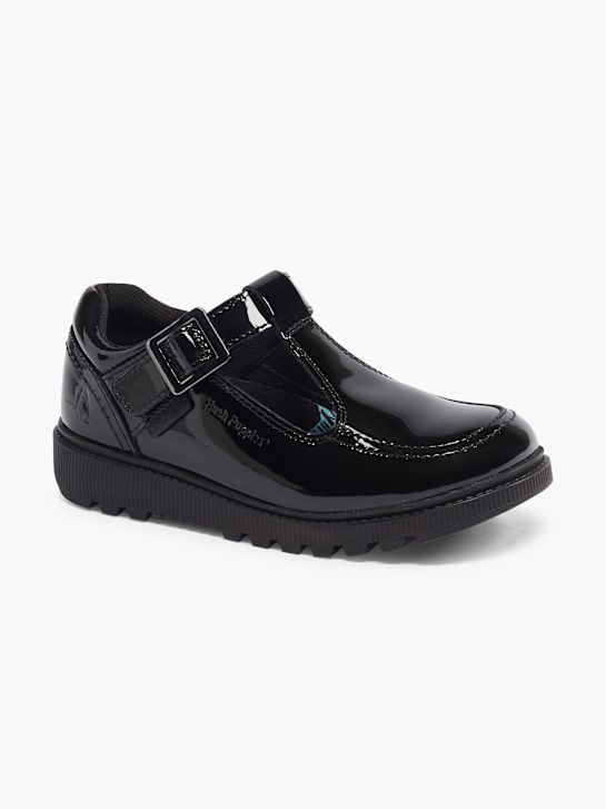 hush puppies escola sapato baixo sapato preto deichmann