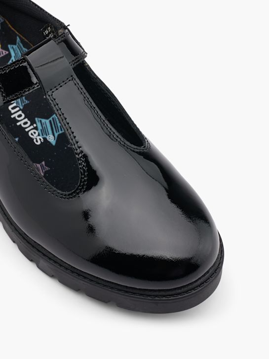 hush puppies escola sapato baixo sapato preto deichmann