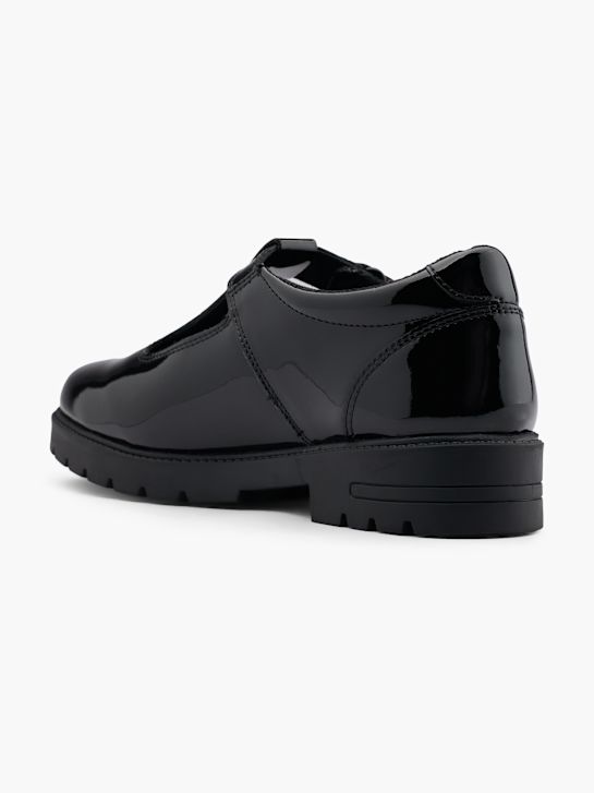 hush puppies escola sapato baixo sapato preto deichmann