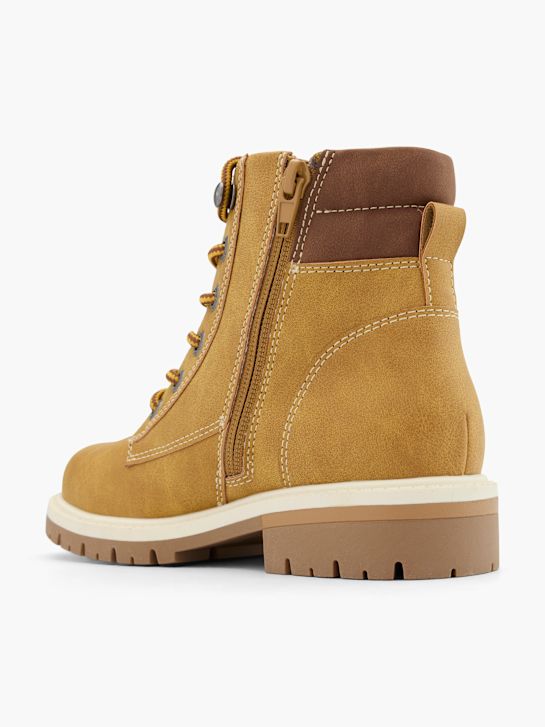 banco de lace-up bota bege deichmann