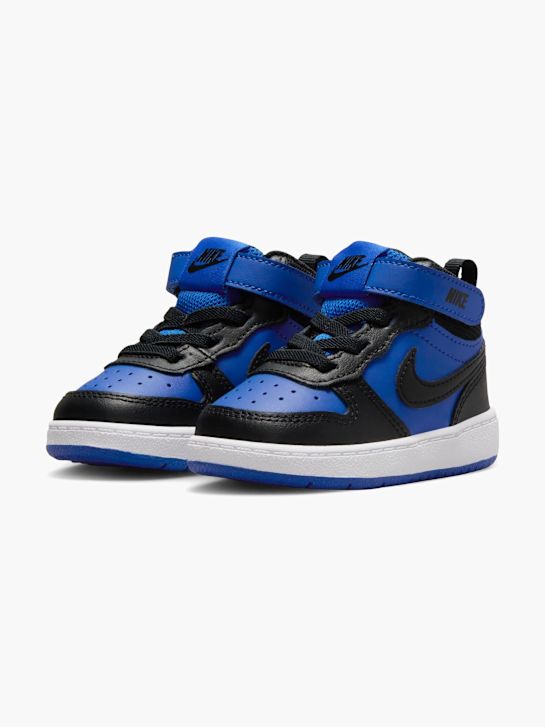 nike court bairro de mid 2 td de alta treinador de topo azul deichmann
