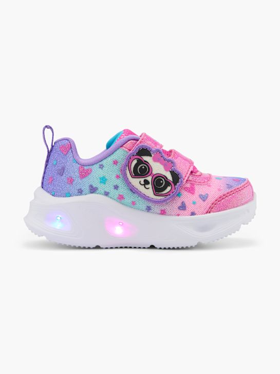 skechers onda brilho treinador cor-de-rosa deichmann