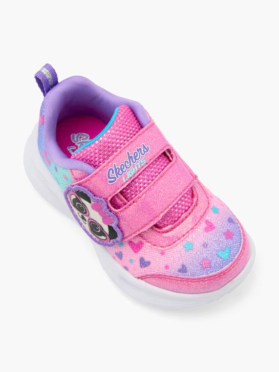skechers onda brilho treinador cor-de-rosa deichmann