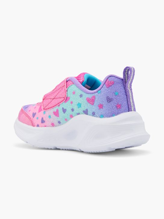 skechers onda brilho treinador cor-de-rosa deichmann