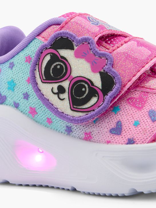 skechers onda brilho treinador cor-de-rosa deichmann