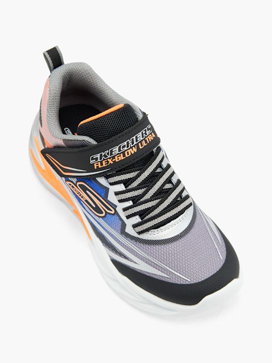 skechers flex-brilho ultra treinador cinza deichmann