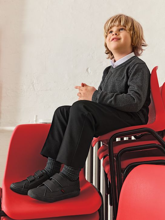 kickers escola sapato treinador preto deichmann