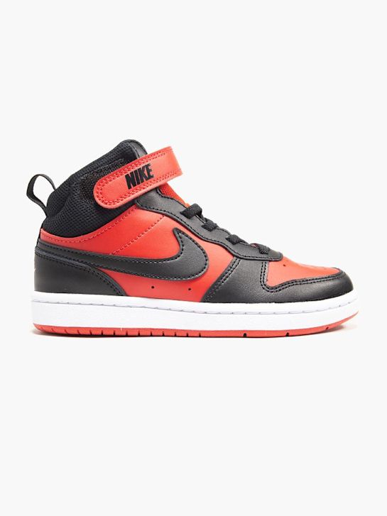 nike court borough mÉdio 2 alto treinador de topo vermelho deichmann