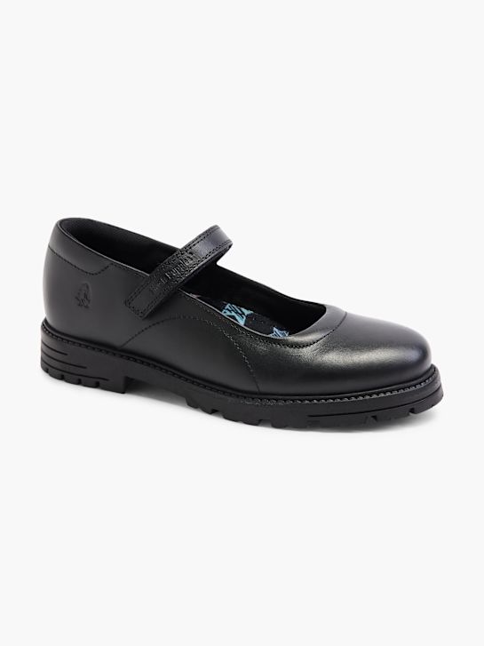 hush puppies escola sapato baixo sapato preto deichmann