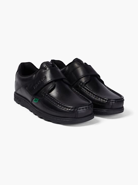 kickers escola sapato baixo sapato preto deichmann