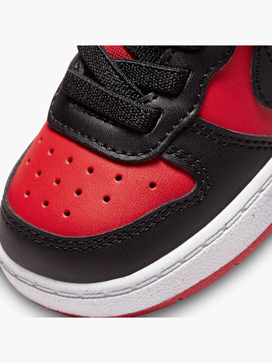 nike court bairro de baixa recraft treinador vermelho deichmann