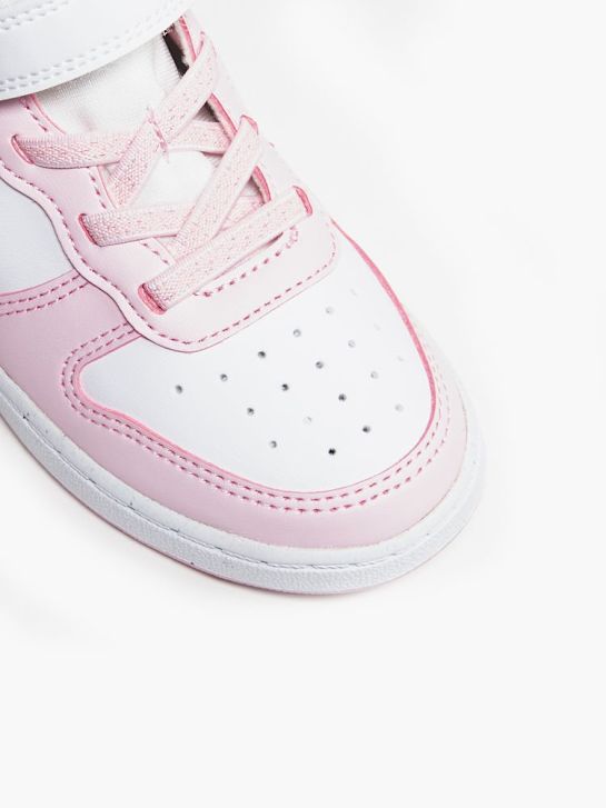 nike court bairro de baixa recraft treinador cor-de-rosa deichmann