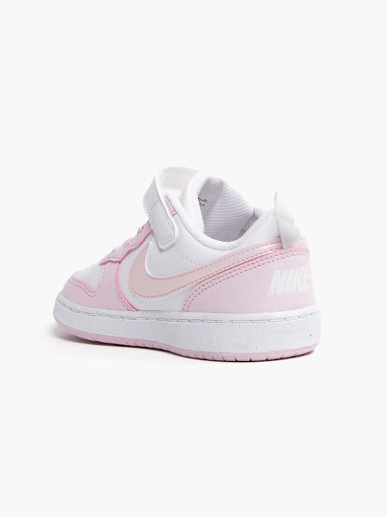 nike court bairro de baixa recraft treinador cor-de-rosa deichmann