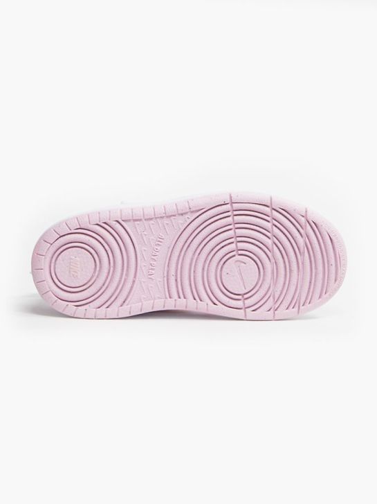 nike court bairro de baixa recraft treinador cor-de-rosa deichmann