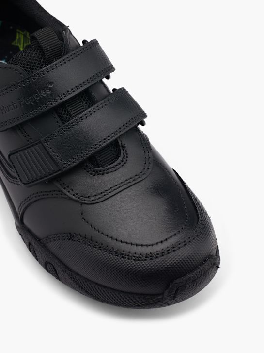 hush puppies escola sapato baixo sapato preto deichmann