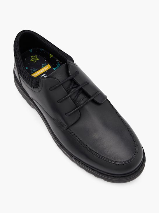 hush puppies escola sapato baixo sapato preto deichmann
