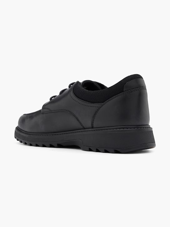 hush puppies escola sapato baixo sapato preto deichmann