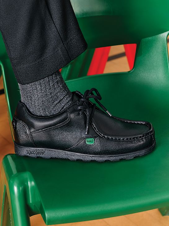 kickers escola sapato baixo sapato preto deichmann