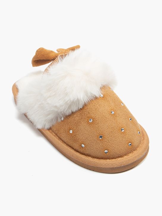 casa mia fechado atrás chinelo marrom deichmann