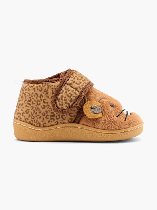 casa mia fechado atrás chinelo marrom deichmann