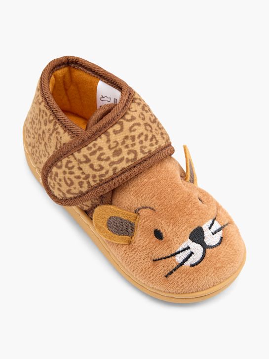 casa mia fechado atrás chinelo marrom deichmann
