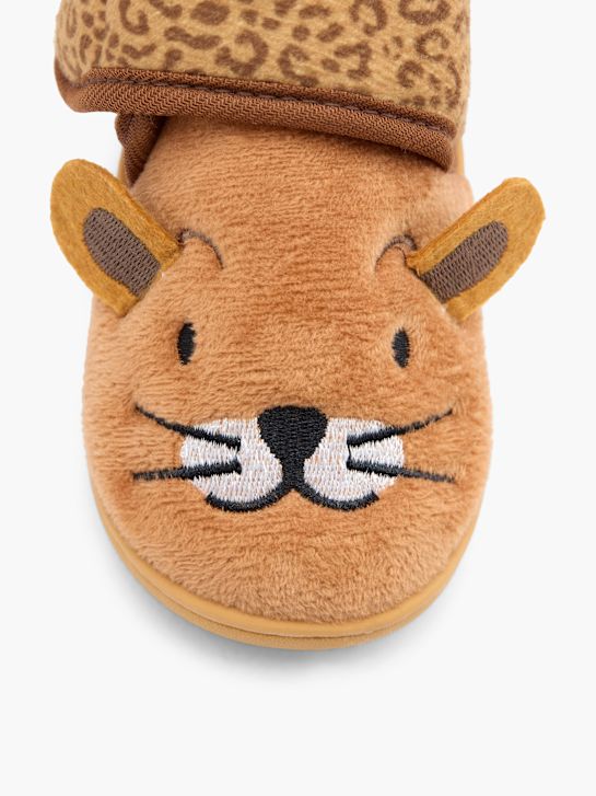 casa mia fechado atrás chinelo marrom deichmann