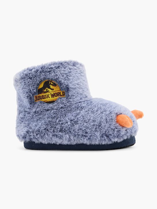 jurassic mundo de pelúcia chinelo azul deichmann