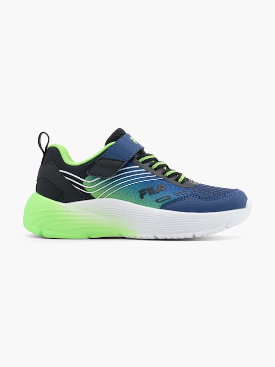 treinamento da fila de sapato azul deichmann