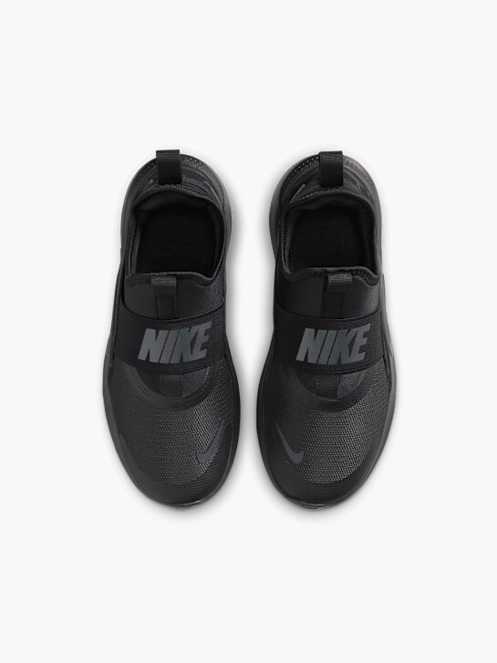 nike flex 4 corredor de slip-on treinador preto deichmann