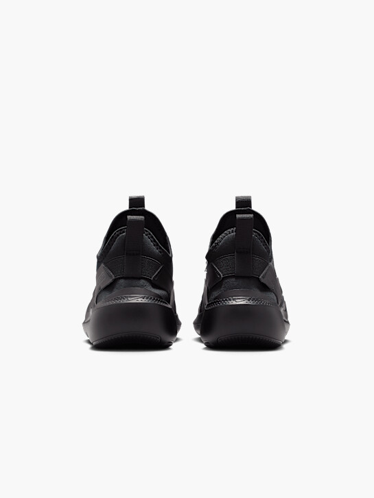 nike flex 4 corredor de slip-on treinador preto deichmann