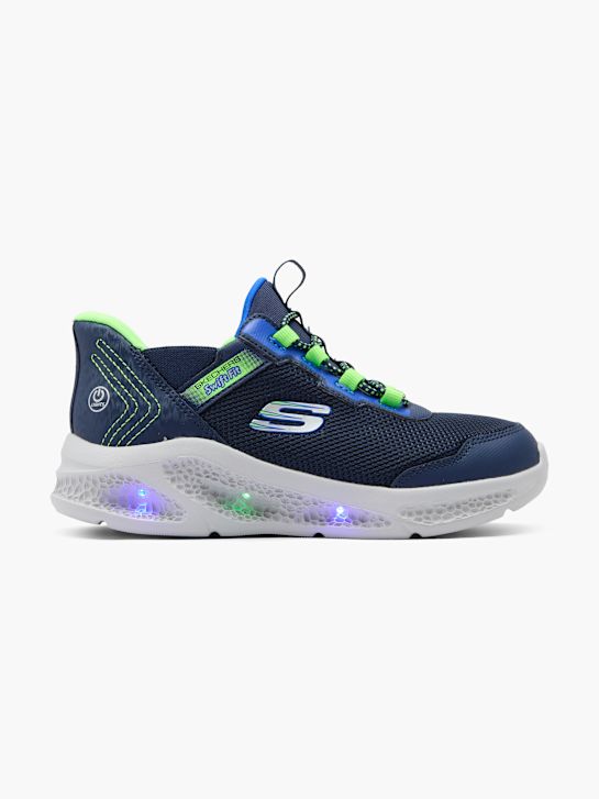 skechers cratera luzes treinador azul deichmann